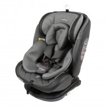 INDIGO Автокресло AERO ISOFIX, ST-3, группа 0 + 1 + 2 + 3 (0-36 кг), (упак.1 шт.) (серый)