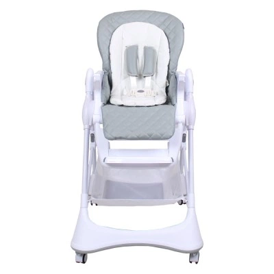Стул для кормления ELEGANT, ЭкоКожа, Е101, от 5 мес до 3 лет. (Indigo) (серый) Стул для кормления ELEGANT, ЭкоКожа, Е101, от 5 мес до 3 лет. (Indigo) (серый)