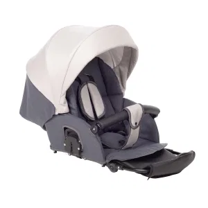 Коляска для двойни CHARLOTTE Sity DUO (Indigo) (Cs 01 (т.серый+св.бежевый)) Коляска для двойни CHARLOTTE Sity DUO (Indigo) (Cs 01 (т.серый+св.бежевый))