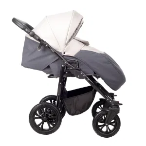 Коляска для двойни CHARLOTTE Sity DUO (Indigo) (Cs 01 (т.серый+св.бежевый)) Коляска для двойни CHARLOTTE Sity DUO (Indigo) (Cs 01 (т.серый+св.бежевый))