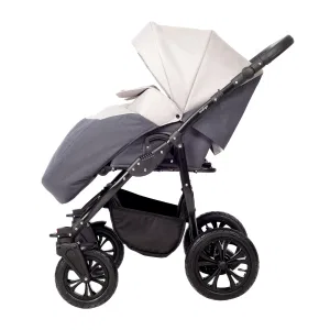 Коляска для двойни CHARLOTTE Sity DUO (Indigo) (Cs 01 (т.серый+св.бежевый)) Коляска для двойни CHARLOTTE Sity DUO (Indigo) (Cs 01 (т.серый+св.бежевый))