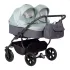 Коляска для двойни CHARLOTTE Sity DUO (Indigo) (Cs 02 (т.серый+шалфей)) Коляска для двойни CHARLOTTE Sity DUO (Indigo) (Cs 02 (т.серый+шалфей))