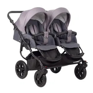 Коляска для двойни CHARLOTTE Sity DUO (Indigo) (Cs 03 (т.серый+фиолетовый)) Коляска для двойни CHARLOTTE Sity DUO (Indigo) (Cs 03 (т.серый+фиолетовый))