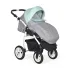 Коляска 2в1 Indigo CHARLOTTE 18 - Ch 35 (серый+мятный) Коляска 2в1 Indigo CHARLOTTE 18 - Ch 35 (серый+мятный)