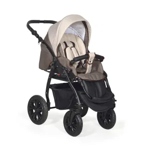 Коляска 2в1 Indigo CHARLOTTE 18 - Ch 37 (коричневый+бежевый) Коляска 2в1 Indigo CHARLOTTE 18 - Ch 37 (коричневый+бежевый)