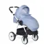 Коляска 3в1 Indigo ALPINA F - Al 03 (синий+белая кожа) Коляска 3в1 Indigo ALPINA F - Al 03 (синий+белая кожа)