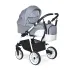 Коляска 3в1 Indigo ALPINA F - Al 04 (св.серый+белая кожа) Коляска 3в1 Indigo ALPINA F - Al 04 (св.серый+белая кожа)