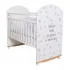 Кровать Indigo STAR MINT (колесо, качалка) - белый арт.KR-0097/8 Кровать Indigo STAR MINT (колесо, качалка) - белый арт.KR-0097/8