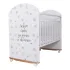 Кровать Indigo STAR MINT (колесо, качалка) - белый арт.KR-0097/8 Кровать Indigo STAR MINT (колесо, качалка) - белый арт.KR-0097/8