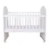 Кровать Indigo STAR MINT (колесо, качалка) - белый арт.KR-0097/8 Кровать Indigo STAR MINT (колесо, качалка) - белый арт.KR-0097/8