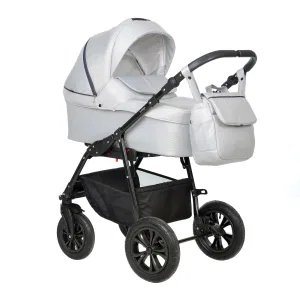Коляска 2в1 Indigo CHARLOTTE Mono - Cm 02 (св.серый+т.серая кожа) Коляска 2в1 Indigo CHARLOTTE Mono - Cm 02 (св.серый+т.серая кожа)