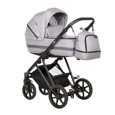 Коляска 2в1 Indigo AVEO - Av 04 (св. серый)