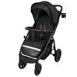 Коляска прогул. EPICA GRANDE (2кол.(18см)2кол.(25см), съемн.бамп.)(упак.1 шт.)(Indigo) (черный)