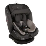 Автокресло Indigo AERO, ST-3 с фиксатором, 0+1+2+3 (0-36 кг) - серый-бежевый