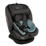 Автокресло Indigo AERO, ST-3 с фиксатором, 0+1+2+3 (0-36 кг) - серый-голубой