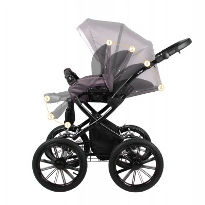 Коляска AVEO Classic 14 (Indigo) Av 05 (фиолетовый) Коляска AVEO Classic 14 (Indigo) Av 05 (фиолетовый)