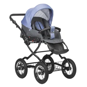 Коляска CHARLOTTE Sity Classic 12 (Indigo) (Cs 06 (т.серый+сине-серый)) Коляска CHARLOTTE Sity Classic 12 (Indigo) (Cs 06 (т.серый+сине-серый))