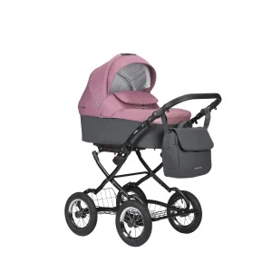 Коляска CHARLOTTE Sity Classic 12 (Indigo) (Cs 07 (т.серый+т.розовый)) Коляска CHARLOTTE Sity Classic 12 (Indigo) (Cs 07 (т.серый+т.розовый))