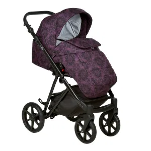 Коляска ADAGIO Limited 2в1 (Indigo) (Al 04 (сливовый+черная кожа)) Коляска ADAGIO Limited 2в1 (Indigo) (Al 04 (сливовый+черная кожа))