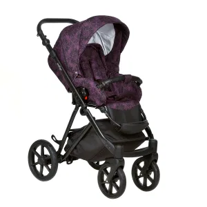 Коляска ADAGIO Limited 2в1 (Indigo) (Al 04 (сливовый+черная кожа)) Коляска ADAGIO Limited 2в1 (Indigo) (Al 04 (сливовый+черная кожа))