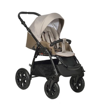 Коляска ALMA Lux 2в1 (Indigo) Al 01 (т. бежевая кожа + т. бежевый) Коляска ALMA Lux 2в1 (Indigo) Al 01 (т. бежевая кожа + т. бежевый)
