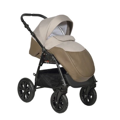 Коляска ALMA Lux 2в1 (Indigo) Al 01 (т. бежевая кожа + т. бежевый) Коляска ALMA Lux 2в1 (Indigo) Al 01 (т. бежевая кожа + т. бежевый)