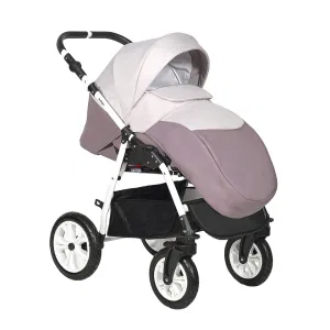 Коляска ALMA Lux 2в1 (Indigo) (Al 05 (т.пудра кожа+розовый)) Коляска ALMA Lux 2в1 (Indigo) (Al 05 (т.пудра кожа+розовый))