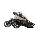 Коляска прогул. EPICA LUX (2кол.(18см)2кол.(25см), съемн.бамп.)(упак.1 шт.)(Indigo) (бежевый)