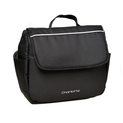 Коляска CHARLOTTE Mono 2в1 (Indigo) Cm 05 (черный + серебряная кожа) Коляска CHARLOTTE Mono 2в1 (Indigo) Cm 05 (черный + серебряная кожа)