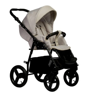 Коляска COMFORT 2в1 (Indigo) Co 01 (св. бежевый + бежевая кожа) Коляска COMFORT 2в1 (Indigo) Co 01 (св. бежевый + бежевая кожа)