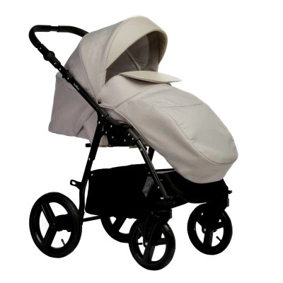 Коляска COMFORT 2в1 (Indigo) Co 01 (св. бежевый + бежевая кожа) Коляска COMFORT 2в1 (Indigo) Co 01 (св. бежевый + бежевая кожа)