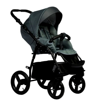 Коляска COMFORT 2в1 (Indigo) Co 03 (серо-зеленый + т. серая кожа) Коляска COMFORT 2в1 (Indigo) Co 03 (серо-зеленый + т. серая кожа)