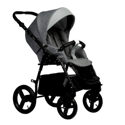 Коляска COMFORT 2в1 (Indigo) Co 04 (серый + св. серая кожа) Коляска COMFORT 2в1 (Indigo) Co 04 (серый + св. серая кожа)