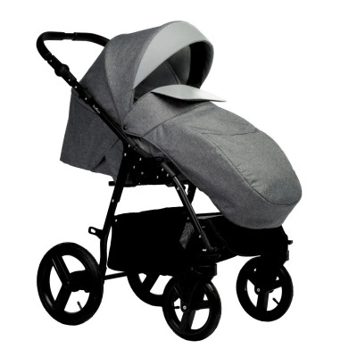 Коляска COMFORT 2в1 (Indigo) Co 04 (серый + св. серая кожа) Коляска COMFORT 2в1 (Indigo) Co 04 (серый + св. серая кожа)