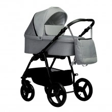 Коляска COMFORT 2в1 (Indigo) Co 05 (св. серый + св. серая кожа)