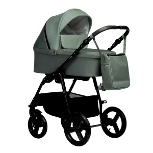 Коляска COMFORT 2в1 (Indigo) (Co 06 (шалфей+шалфей кожа)) Коляска COMFORT 2в1 (Indigo) (Co 06 (шалфей+шалфей кожа))