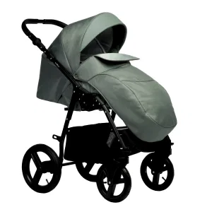 Коляска COMFORT 2в1 (Indigo) (Co 06 (шалфей+шалфей кожа)) Коляска COMFORT 2в1 (Indigo) (Co 06 (шалфей+шалфей кожа))