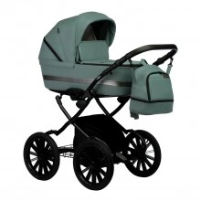 Коляска AVEO ECO Plus 14 (Indigo) Ae 01 (шалфей кожа)