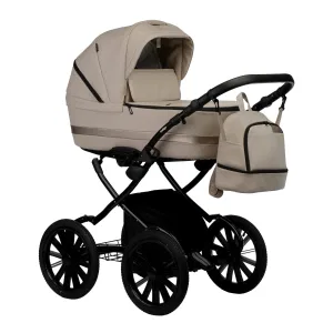 Коляска AVEO ECO Plus 14 (Indigo) (Ae 03 (бежевая кожа)) Коляска AVEO ECO Plus 14 (Indigo) (Ae 03 (бежевая кожа))