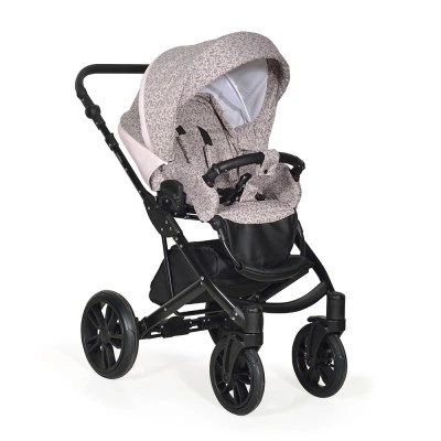 Коляска MIO 2в1 (Indigo) Mi 04 (св. розовая кожа + розовый узор) Коляска MIO 2в1 (Indigo) Mi 04 (св. розовая кожа + розовый узор)