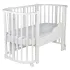 *Кровать детская Indigo Baby Lux 3 в 1 (кровать, манеж, диван) массив березы, МДФ (белый-белые стойки) *Кровать детская Indigo Baby Lux 3 в 1 (кровать, манеж, диван) массив березы, МДФ (белый-белые стойки)