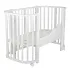 *Кровать детская Indigo Baby Lux 3 в 1 (кровать, манеж, диван) массив березы, МДФ (белый-белые стойки) *Кровать детская Indigo Baby Lux 3 в 1 (кровать, манеж, диван) массив березы, МДФ (белый-белые стойки)