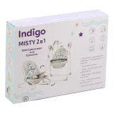 Электронные качели MISTY (0-15 кг), с адаптером, п/у, 12 мел., 5 скоростей (упак.2 шт.)(Indigo) (серый)