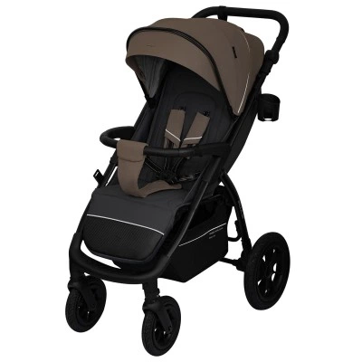 Прогулочная коляска Индиго EPICA XL AIR с сумкой, Темно-бежевый-серый, возраст От 6 месяцев до 3 лет Прогулочная коляска Индиго EPICA XL AIR с сумкой, Темно-бежевый-серый, возраст От 6 месяцев до 3 лет